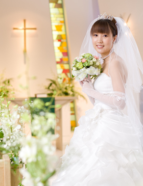 ウェディングドレス衣装写真